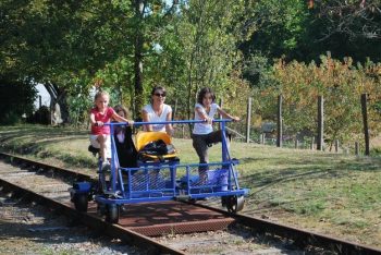 Billet vélorail A+R (4 personnes) - Départ de Roumazières-Loubert